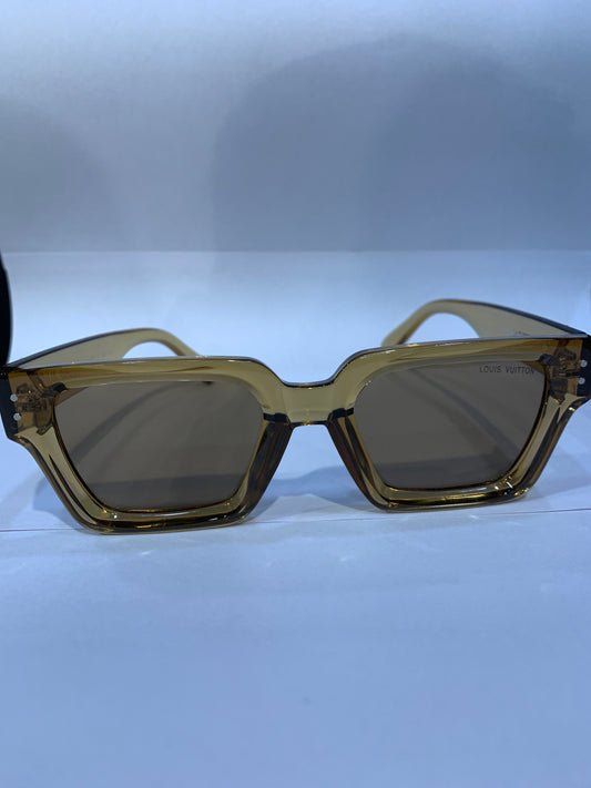 UOL Trancy Brown Frame Trancy Brown Shade Unisex Sunglasses W-12001 50 23 145 C3