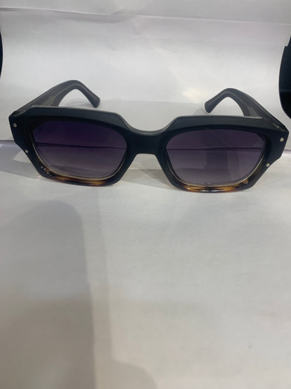 CAJ Black Frame Black Shade Unisex Sunglasses SUN810