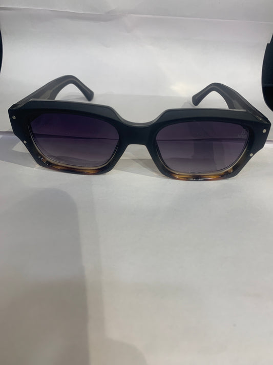 CAJ Black Frame Black Shade Unisex Sunglasses SUN810