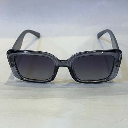 LAB Grey Transparent Frame Black Shade Sunglasses GD8106 52 22-143