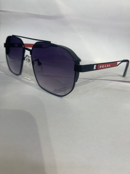 ARP Black Stike Frame Black Shade Unisex Sunglasses C382 58 18 140