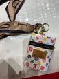 Imported Multi Colour Coin Pouch Key Chain 988424