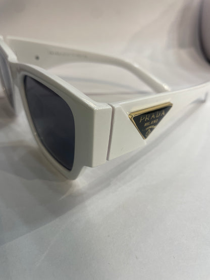 ARP White Frame Black Shade Unisex Sunglass 6092 53 21 145