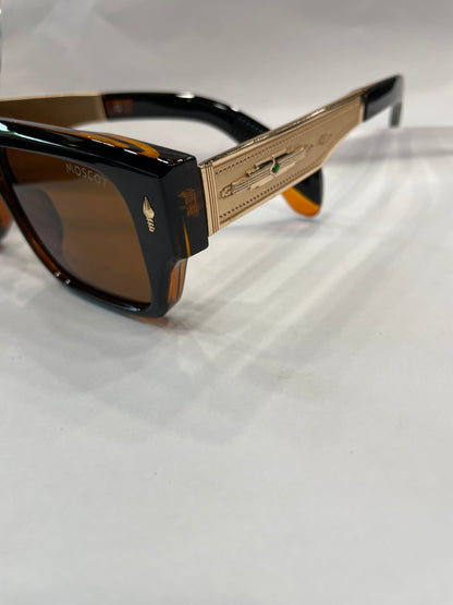 SOM Brown Frame Brown Shade Unisex Sunglasses ZS98355 52 17 143