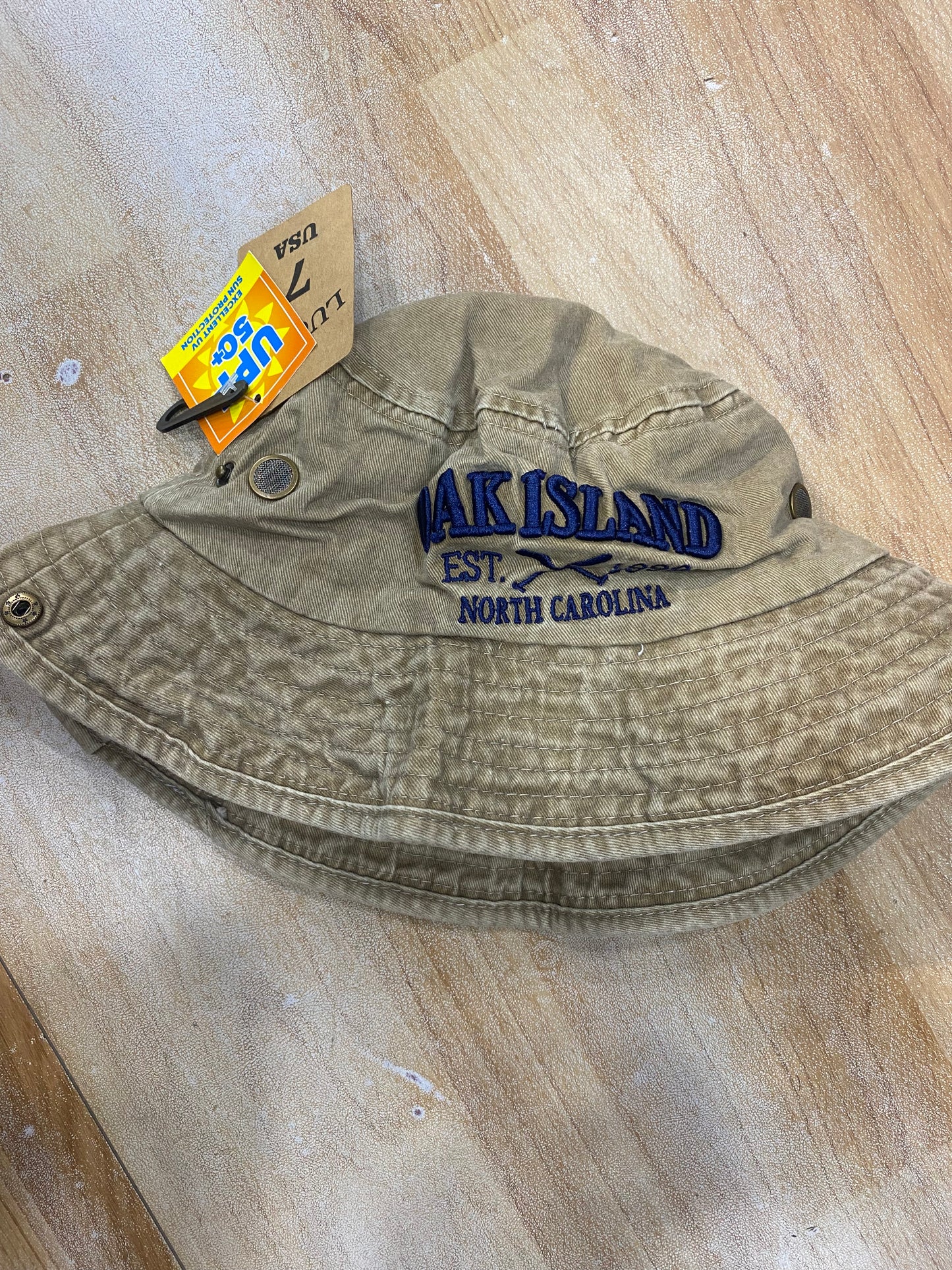 Lucky Multi Colour Denim Style Print Bucket Hat CAP 989017