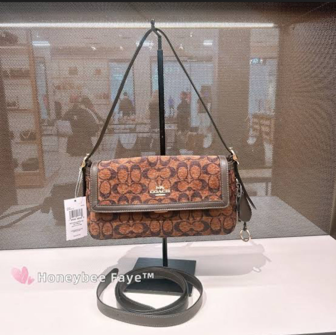 Aoc Black Brown  Ladies Premium Quality Sling Hand Bag 908