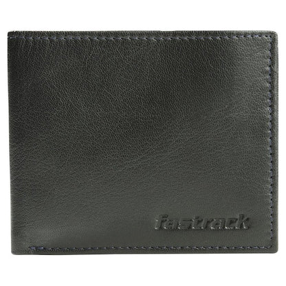 Fastrack BLACK LEATHER BIFOLD Men Wallet C0370LBK01