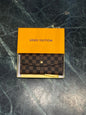 Uol Brown Colour Check Print Ladies Clutch Zipper 600180