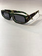 Uol Military Green Frame Black Shade Unisex Sunglass 61905422-145