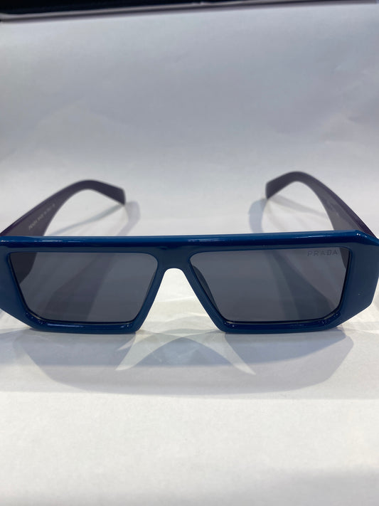 ARP Blue violet Frame Black Shade Unisex Sunglass 6082 57 12 145