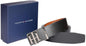 Mot Tom Hil Silver Buckle With Black Brown Double Side Strap Men’s Belt 988993