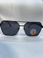 YAR RAY RB Black Frame Black Shade Unisex Sunglass 58413 59 15 145 C1