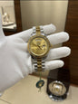 LOR ROL Silver Golden Chain Golden Dail Men’s Watch 988690