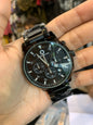NOM MON Black Dial Black Chain Chrono Work Men’s Watch 990738