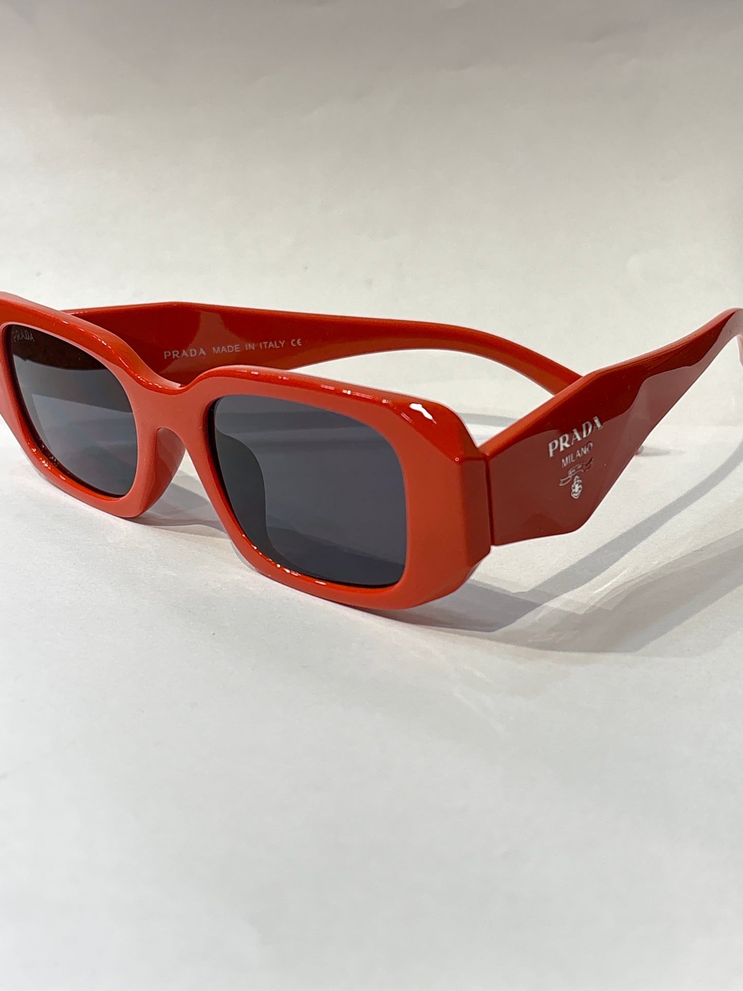 ARP Orange Red Frame Black Shade Unisex Sunglass 8679 50 20-143