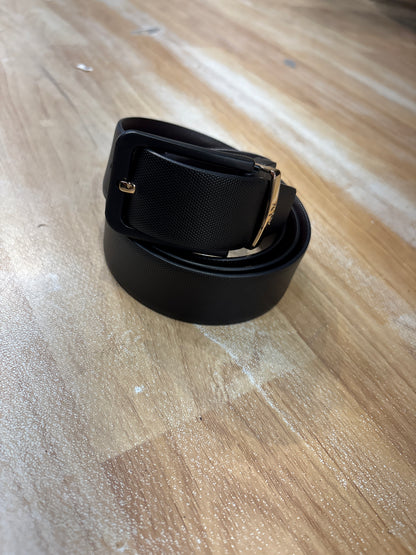 Aix Xa Ax Matte Black Copper Buckle With Black Brown Double Side Strap Men’s Belt 989113