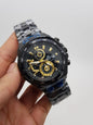 IDE Black Chain Black Gold Dial Men Watch 901740