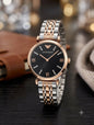 MRA ARM Silver Copper Chain Black Dial Ladies Watch 901847