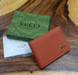 GUC CUG Brown Colour Branded Luxury Italian LeatherMen’s Wallet 991341