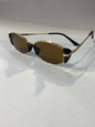 Neg Nom Gm Mg Gold Black Frame Brown Shade Unisex Sungless 9559