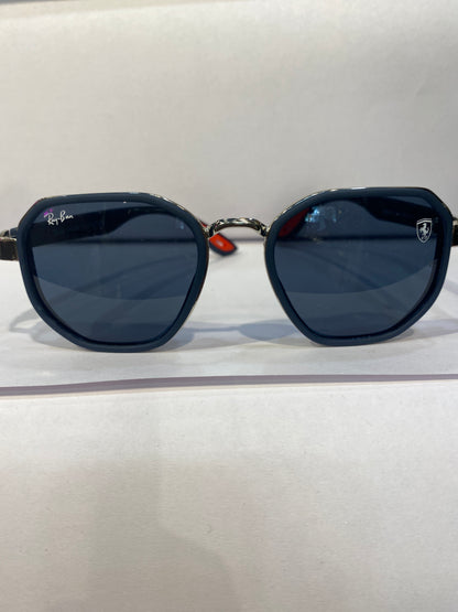 YAR RAY RB Blue Frame Black Shade Unisex Sunglass RB3674 54 18 140