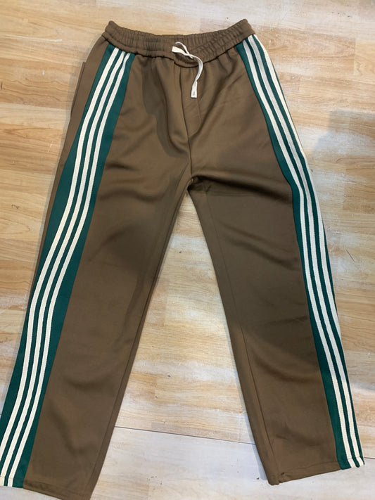 Import Lower Brown Colour Green White Striped 9148