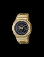 Hsg Golden Chain Black Dial Water resistant Sports Men Watch 989870