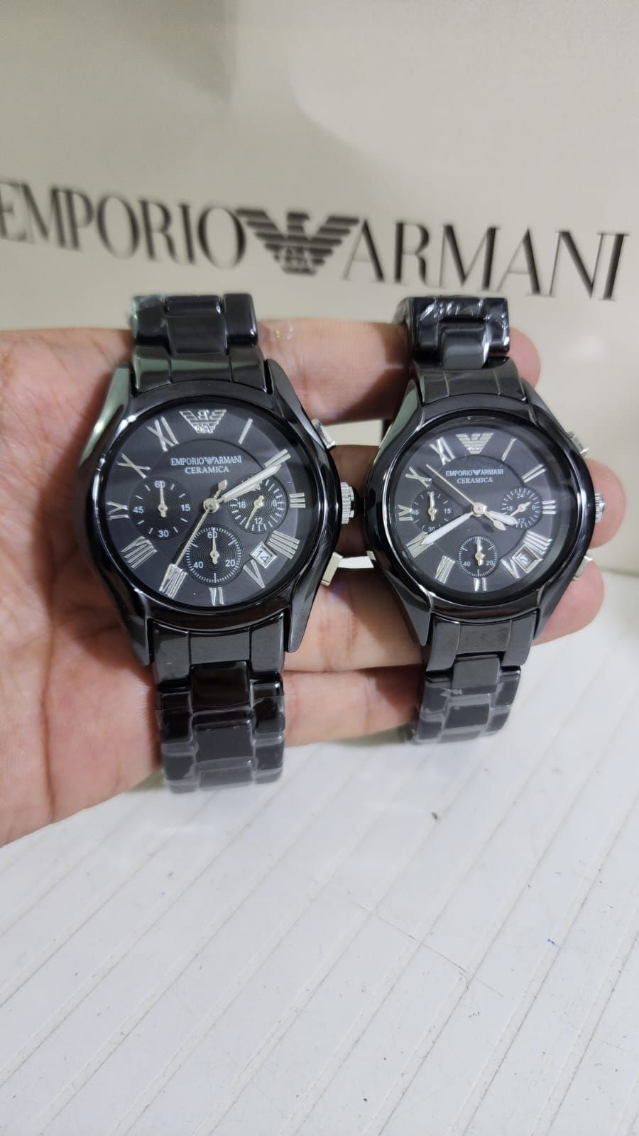 Mra Black Ceramic Silver Dial Ladies Watch 901415