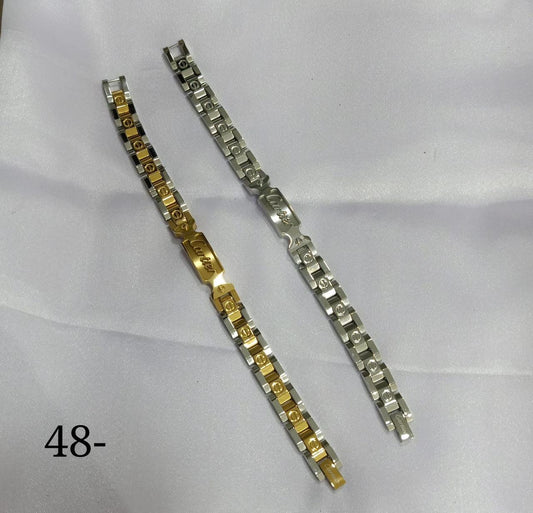 RAC CAR Premium Quality sliver Imported Bracelet 22477