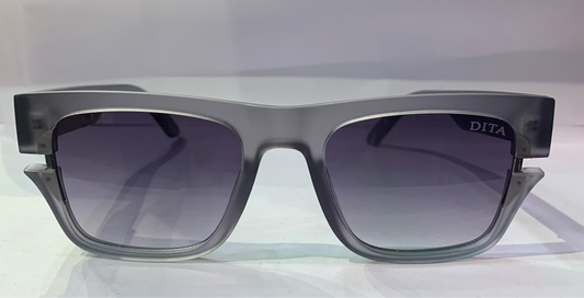 TID Trancy Grey Frame Trancy Black Shade Unisex Sunglasses ZS98245 56 18-145