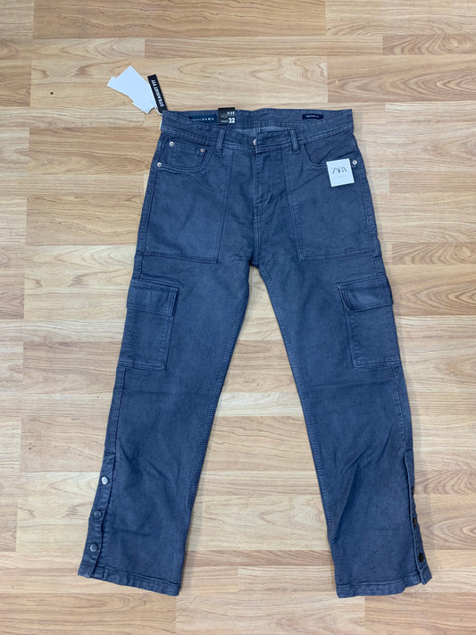 Zr Grey Colour With Six Pocket Cargo jeans 40476