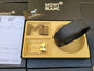 Nom Black Gold Two Buckle Black Men Belt 120127