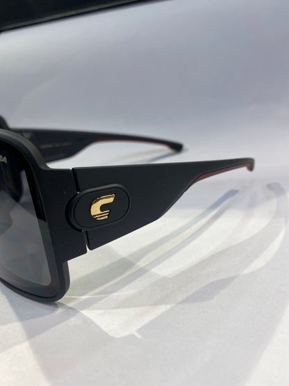 KAO OAK Black Red Frame Black Shade Unisex Sunglass 2461 COL 6 138 1 130
