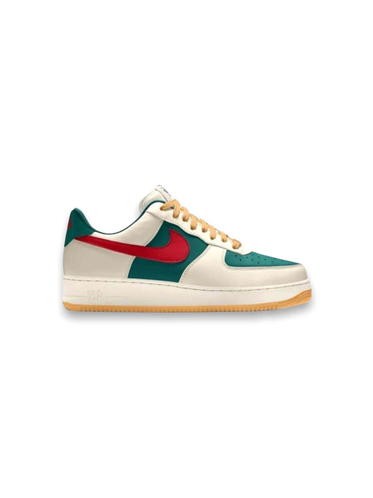 Nik Kin White Green Red Tick Force Ladies Sneaker Shoes 987436