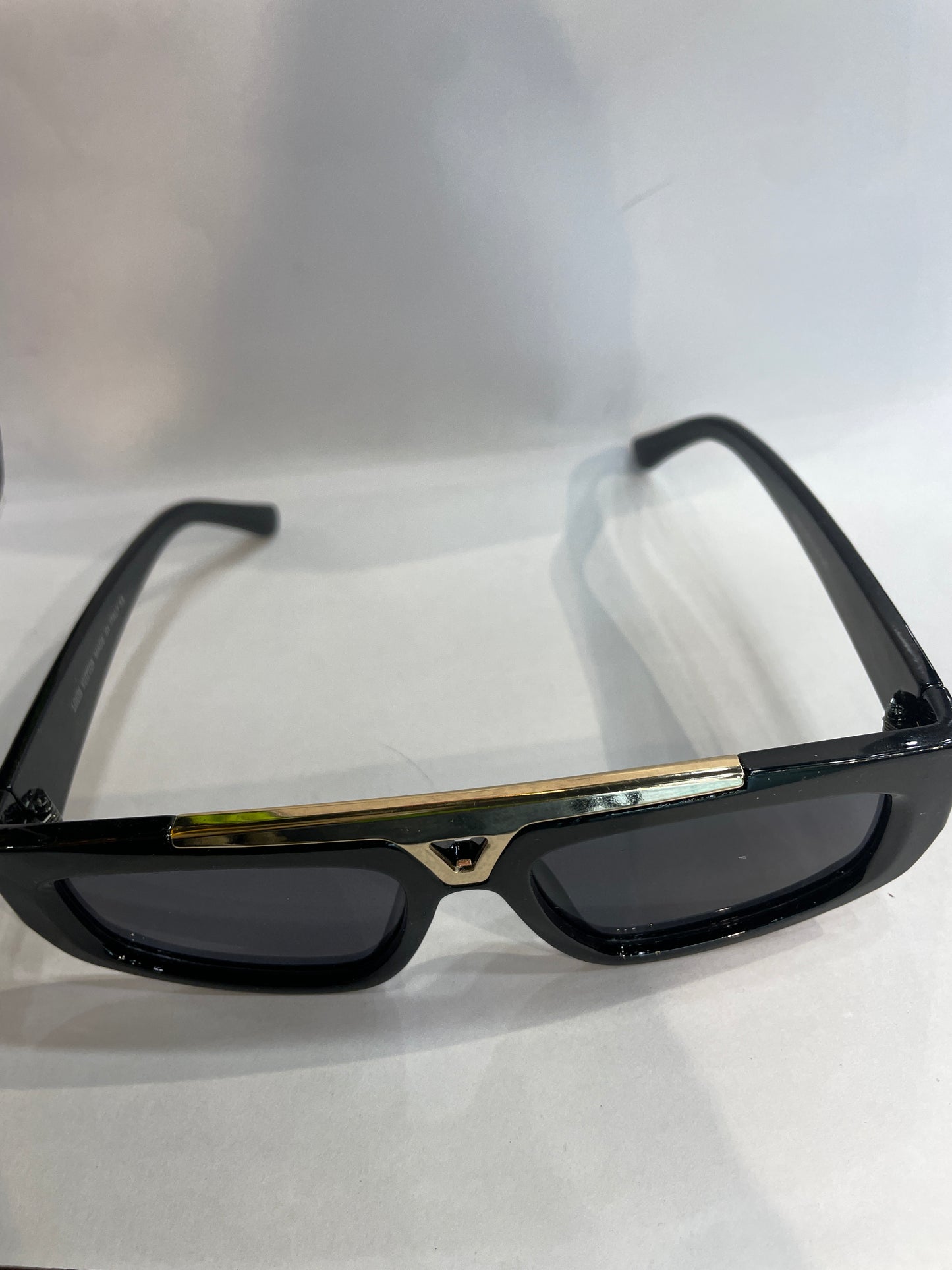 UOL LOU Black Frame Black Shade Unisex Sunglass 6155 55 18 145