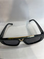 UOL LOU Black Frame Black Shade Unisex Sunglass 6155 55 18 145