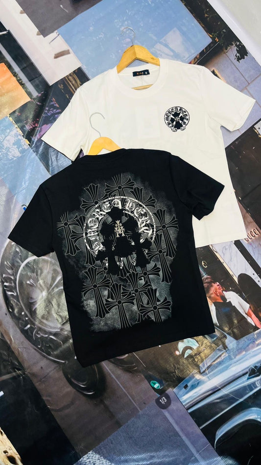 KAI RHC CHR White Colour With Black Embroidery Premium Quality Imported Unisex T-Shirt 53338