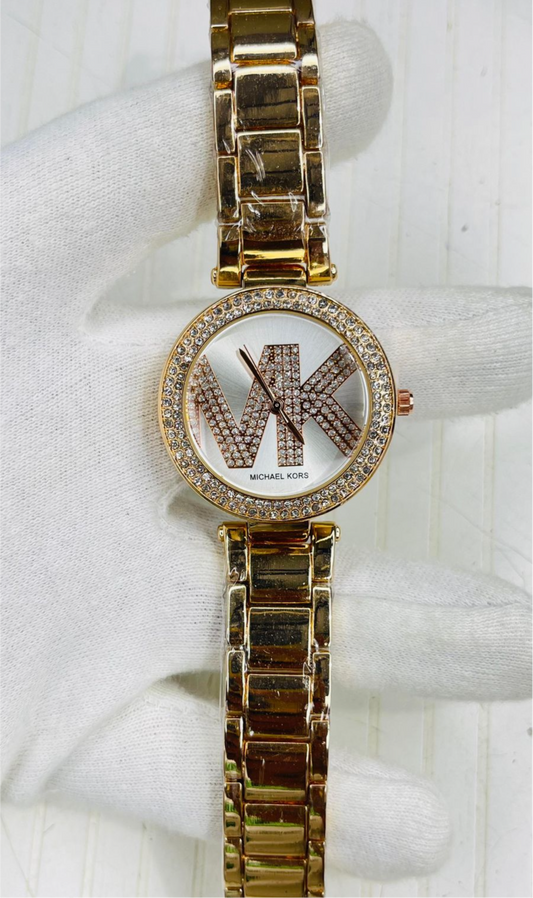 Cim Copper Chain Copper Stone KM Dial Ladies Watch 989488