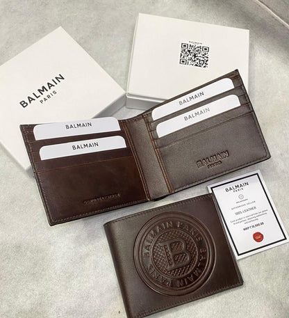 LAB BAL Big Logo Genuine Leather Mens Wallet 989738