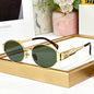 LEC Golden Frame Green Shade Premium Quality Unisex Sunglass CL40235U 30N 54 18 135 3H