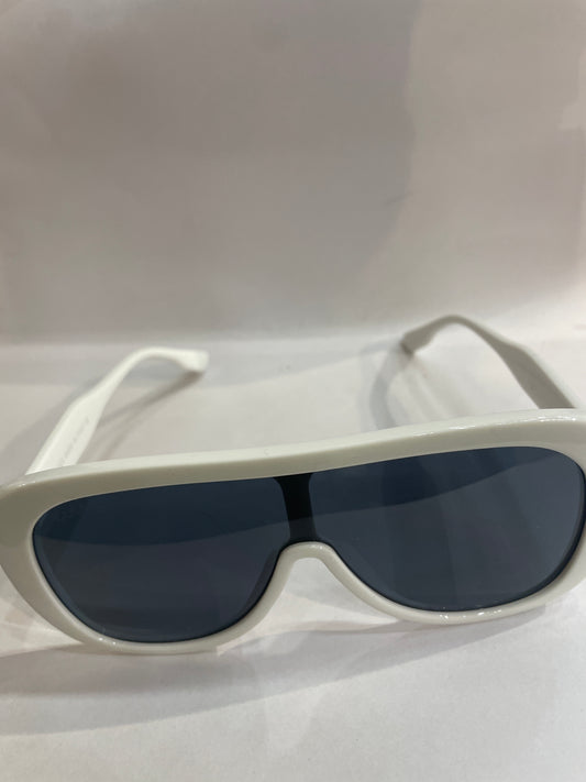 CUG White Frame Black Shade Unisex sunglasses 6025 99 1-145