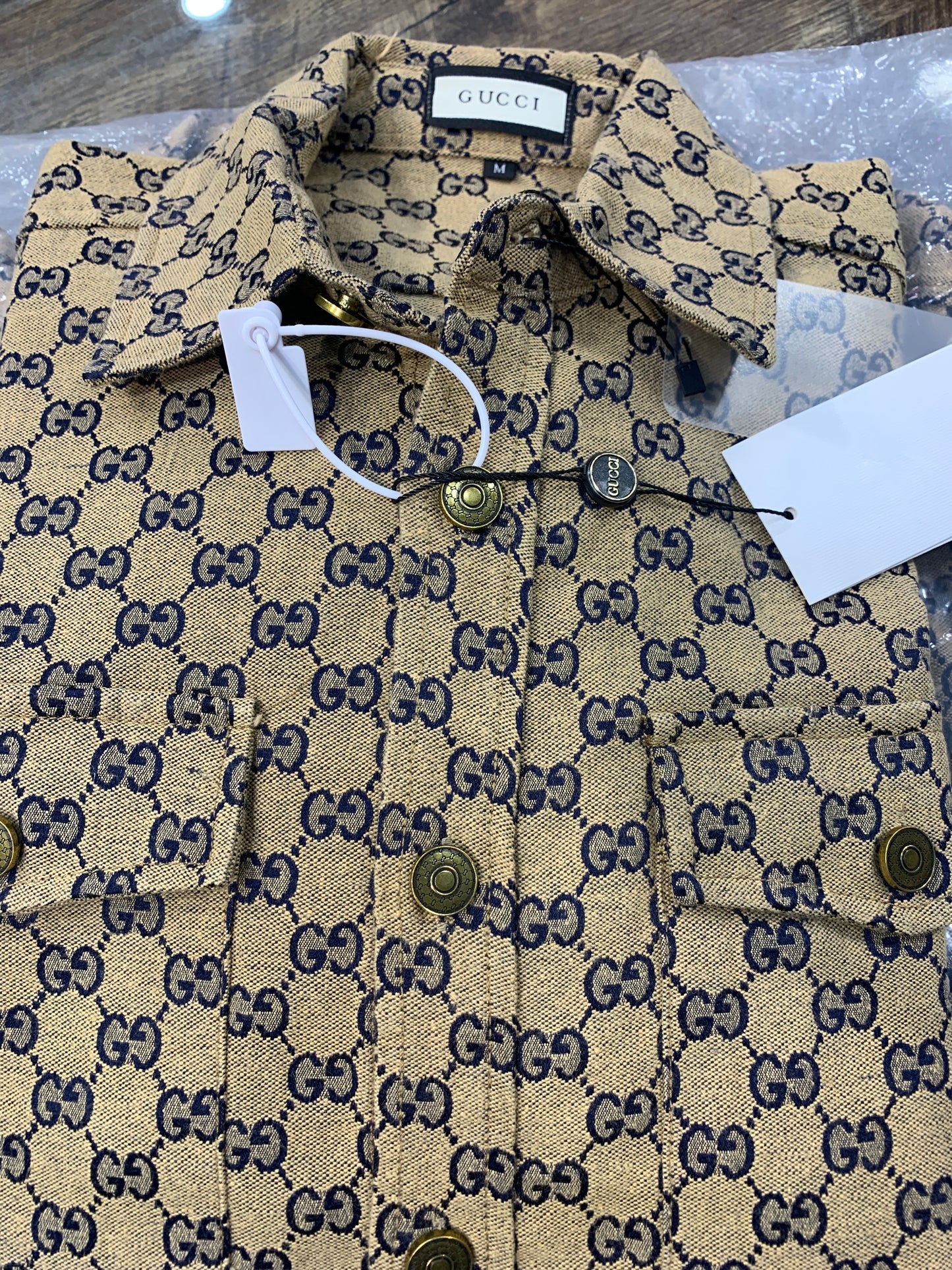 CUG shirt CUG Print Brown Colour H001