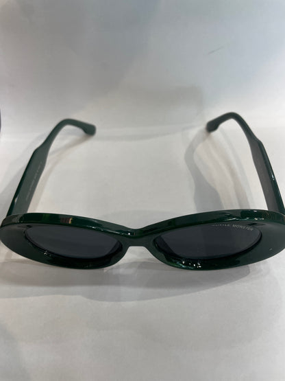 NEG GEN Green Frame Black Shade Unisex Sunglass ZN3851 54 17 145