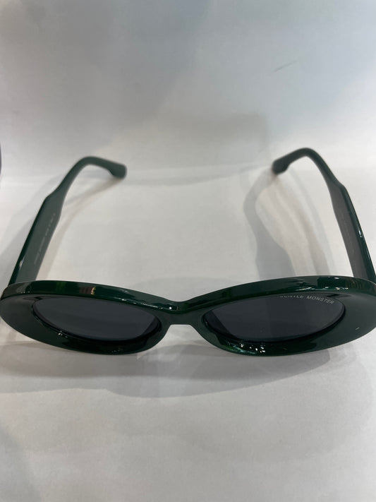NEG GEN Green Frame Black Shade Unisex Sunglass ZN3851 54 17 145