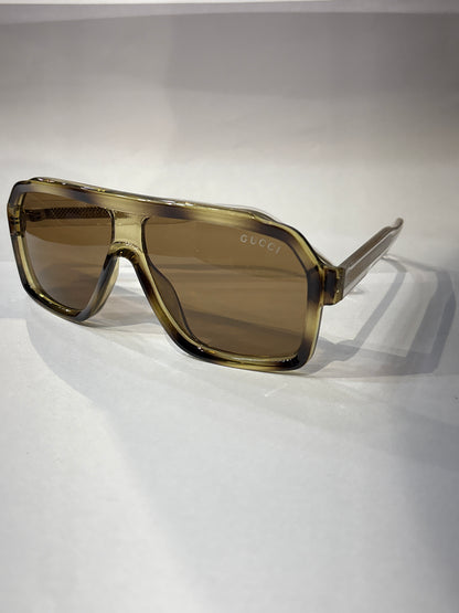 Cug Black Brown Frame Brown Shade Unisex Sungless TR280155817-150