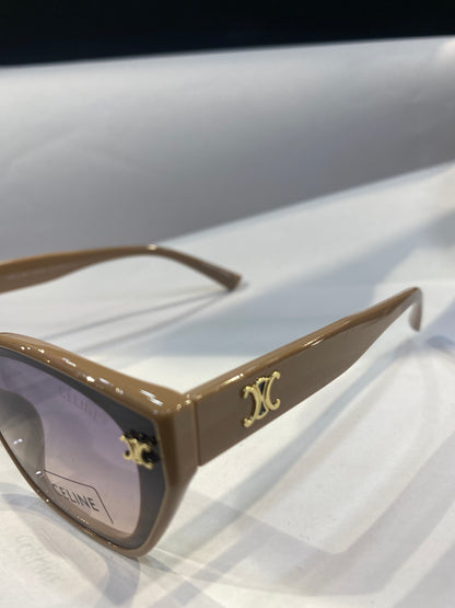 LEC Peach Frame Blue Shade Unisex Sunglasses 55303 58 15 138