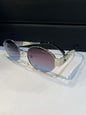 LEC Silver Frame Red Blue Shade Premium Quality Unisex Sunglass SUN094