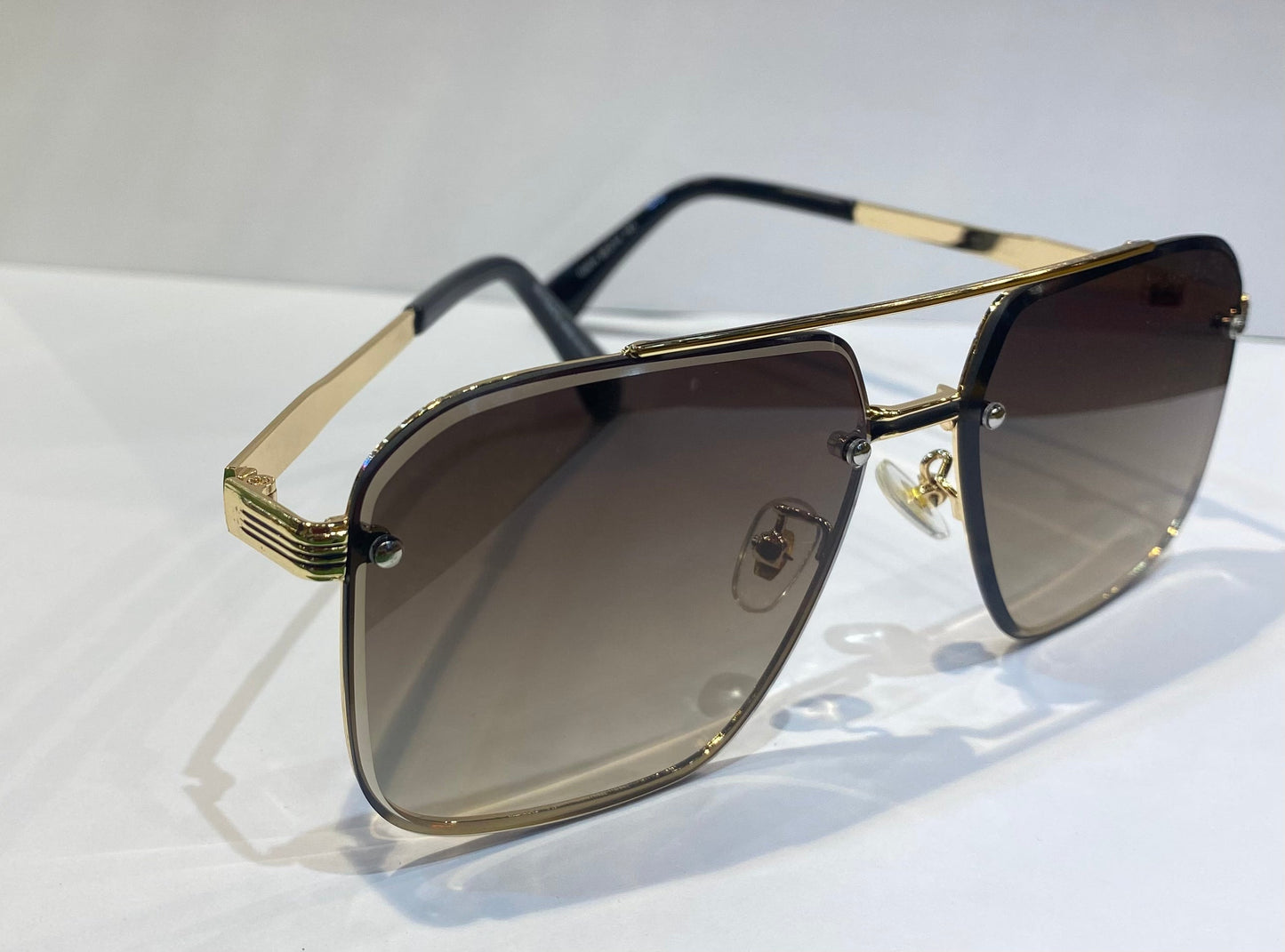 YAM Gold Frame Gold Shade Unisex Sunglasses 10474 58 14 145