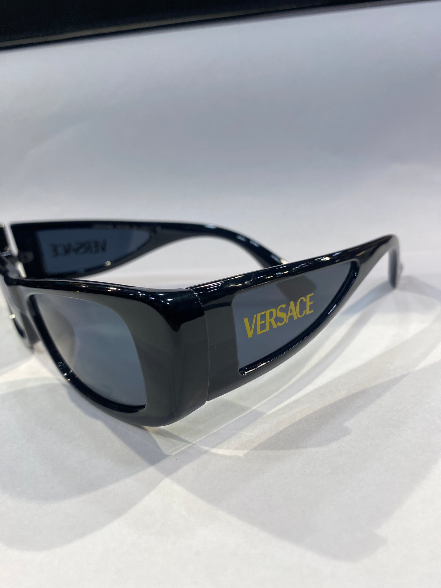 Rev Ver Black Frame Black  Shade Unisex Sunglass 44815417-140
