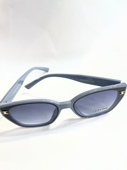 LEC CEL Blue Frame Black Shade Unisex Sunglass 55303 58 15 138